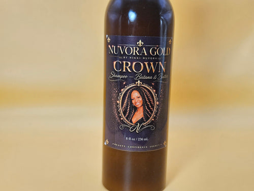 Batana & Butter Shampoo — Nuvora Gold Crown | Sulfate-Free for 4A–4C Hair