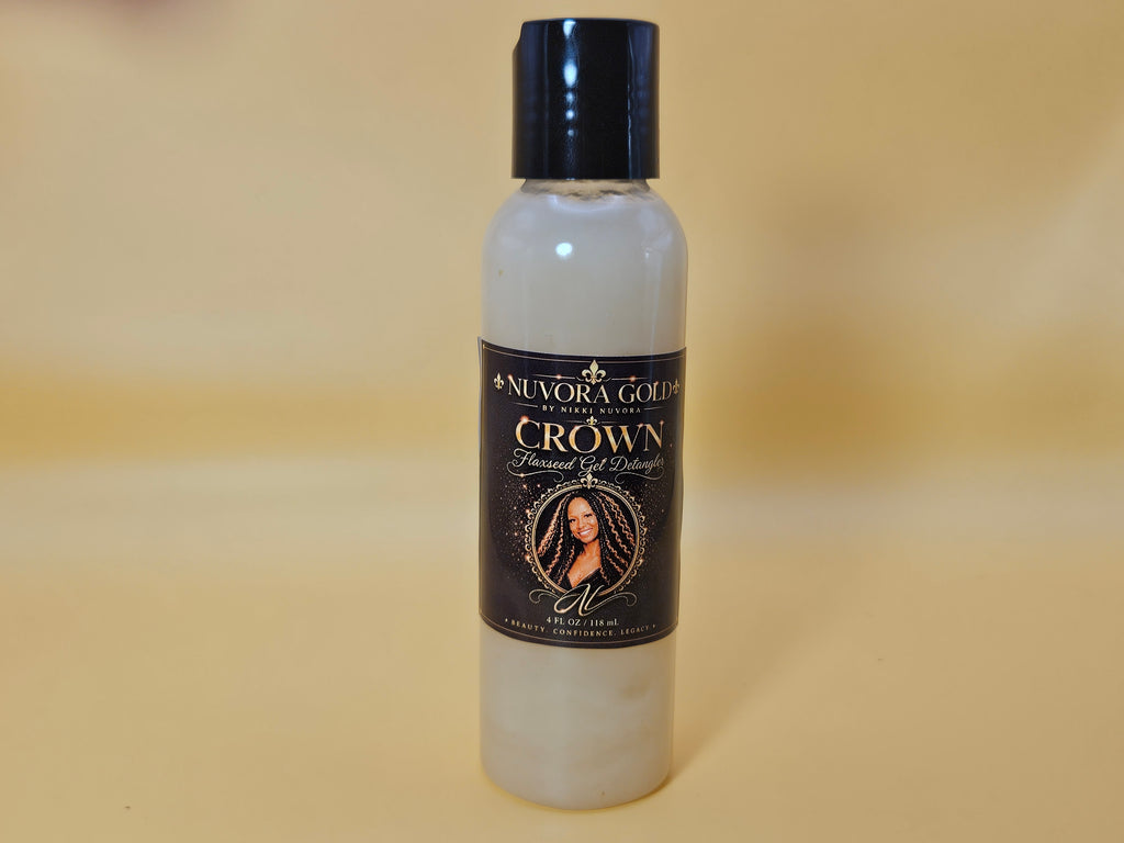 Nuvora Gold Crown Flaxseed Gel Detangler