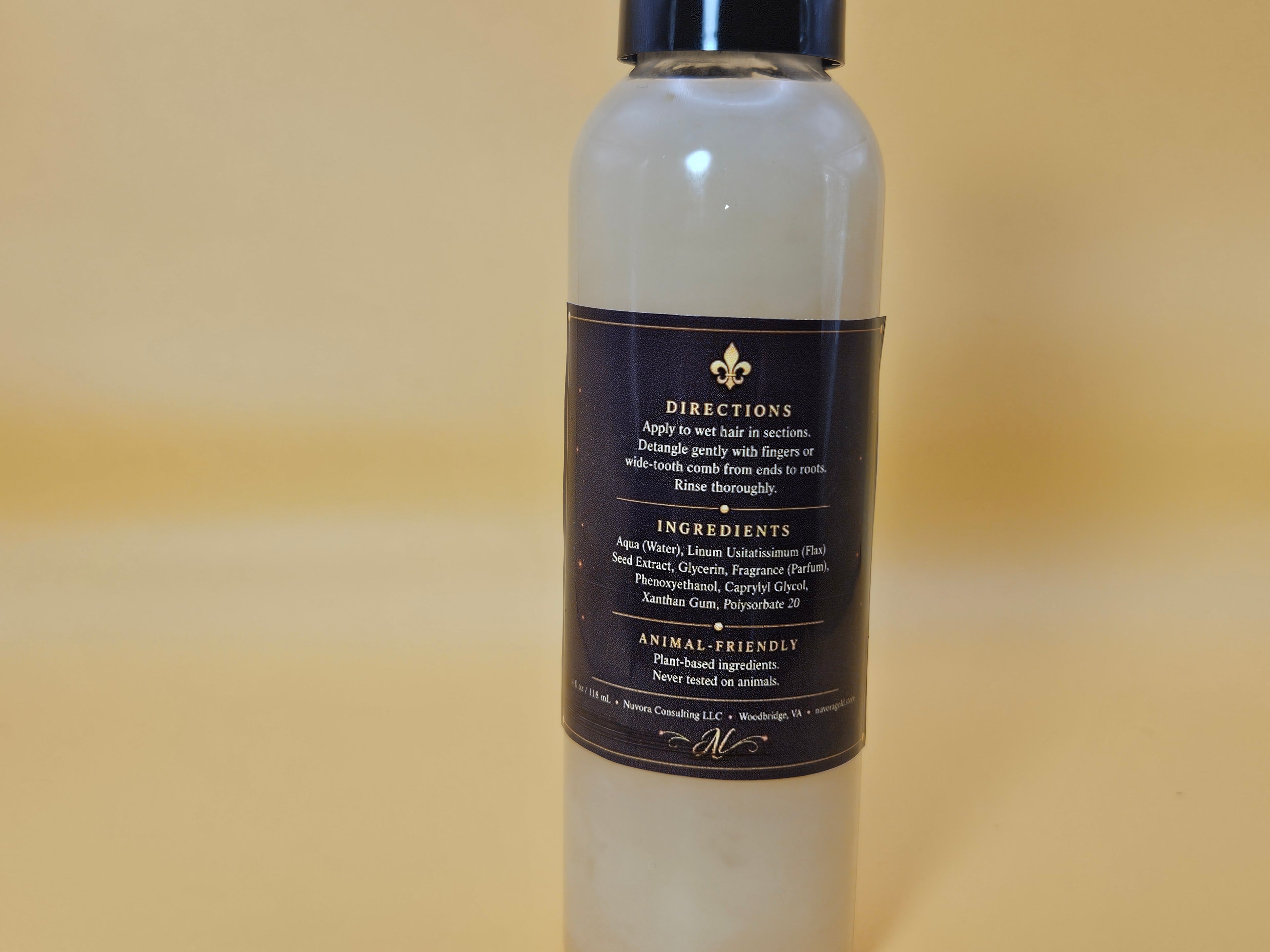 Nuvora Gold Crown Flaxseed Gel Detangler