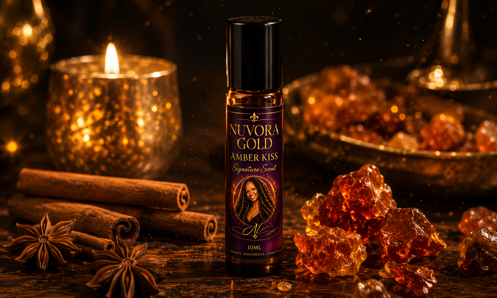 Nuvora Gold Amber Kiss