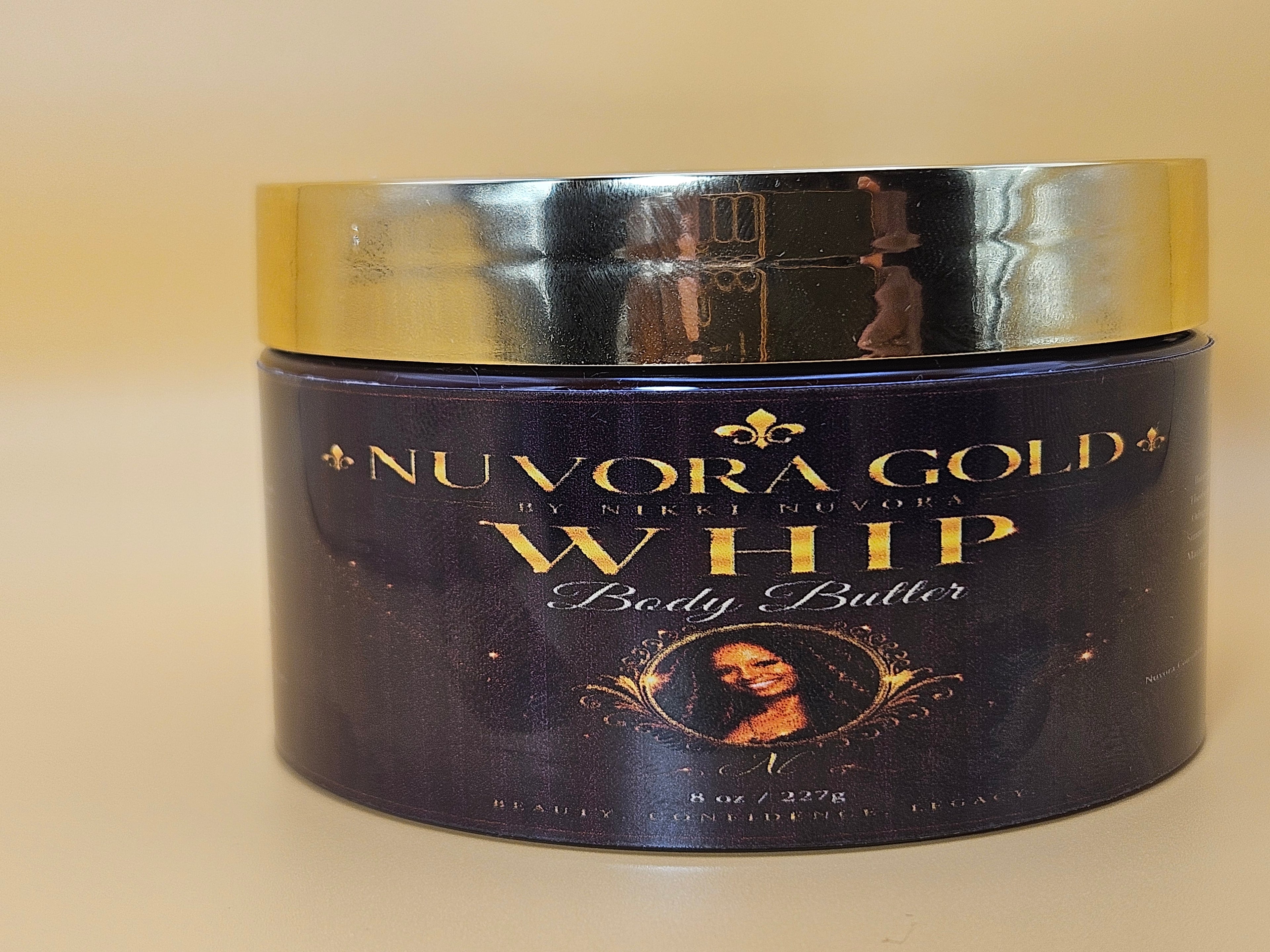 Whipped Shea Body Butter — Nuvora Gold | Deep Moisture for Melanin-Rich Skin
