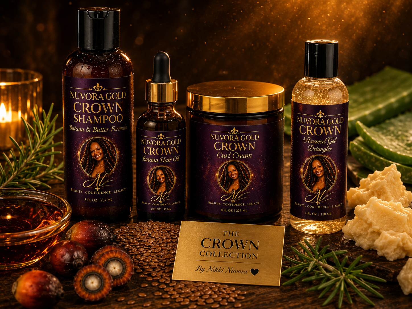 The Full Nuvora Gold Experience — Complete Luxury Self-Care Ritual Set